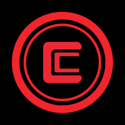 Capitalist Clowns mark — a red double-C ring on black.